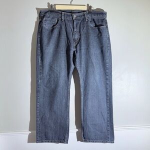 Levi's 559 Mens Relaxed Straight Blue Jeans 38x30 Dark Wash Denim 100% Cotton